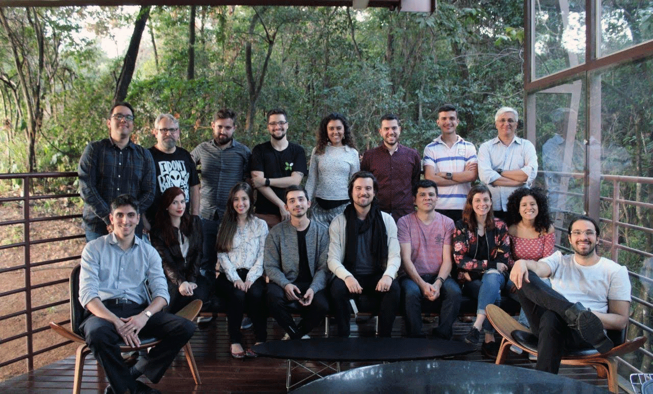 Supersonic team gathering shown in the original publication.